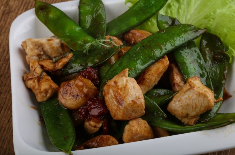 Savory Stir-Fried Chicken with Snap Peas: A Quick and Flavorful Delight