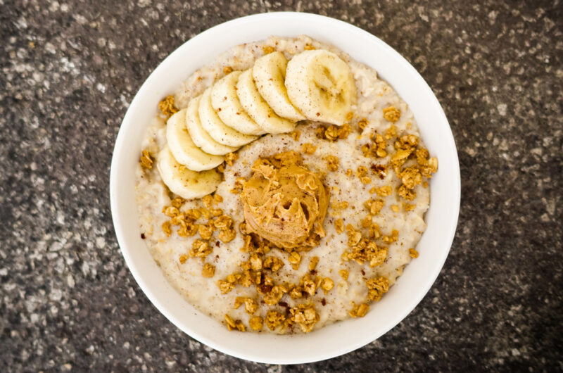 Peanut Butter Maple Oatmeal Delight