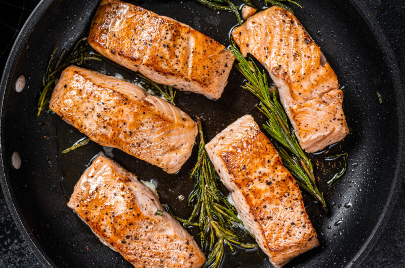 Garlicky Honey-Glazed Salmon