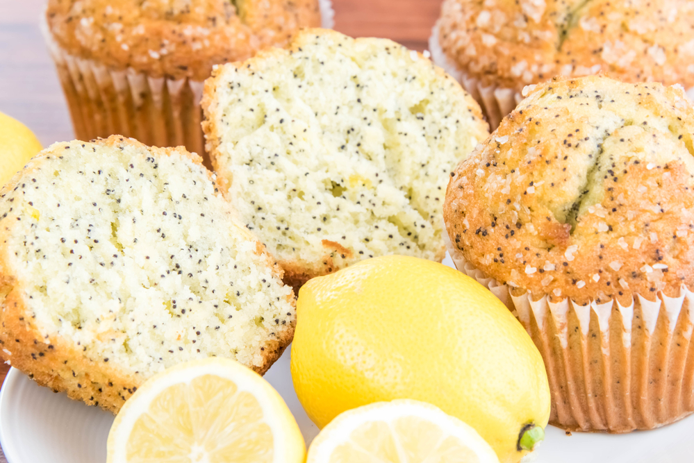 Lemon Poppy Seed Muffins: Gluten-Free